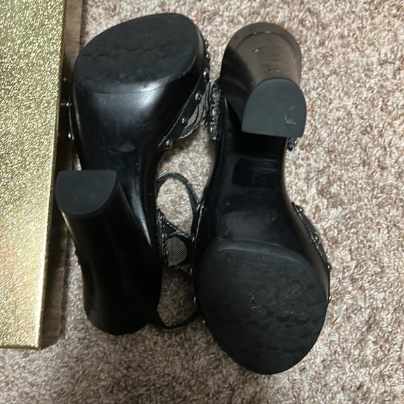 Coach heels small platform size 8 - Picture 8 of 8
